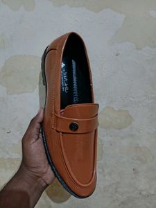 Brown Lug Sole Loafers