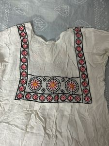 Embroidered Short Kurti