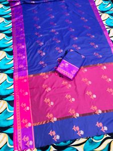 Malai Silk Allover Boota Saree