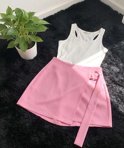 Pink Wrap Skirt