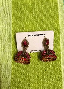 Combo of 2 pairs Exquisite Jhumka Earrings