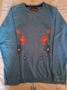 Blue Sweatshirt For Girls