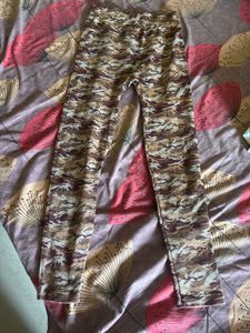Camouflage Print Jeans