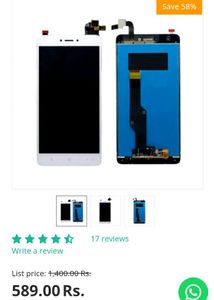 Cracked Screen Phone - Parts Only