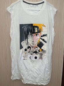 Anime Graphic T-shirt Dress