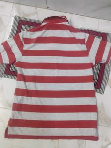 Striped Polo T-Shirt