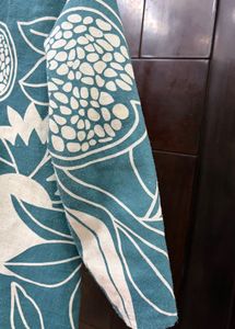 Stylish Teal Kurta with Pomegranate Print