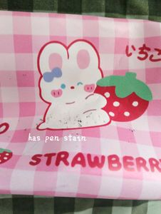 SALE ❗Kawaii Pink Strawberry spacious Bunny Pouch