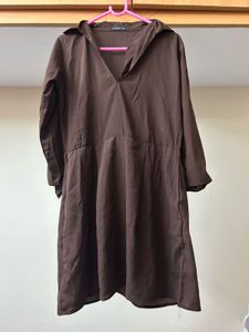 Showoff Brown Mini Dress