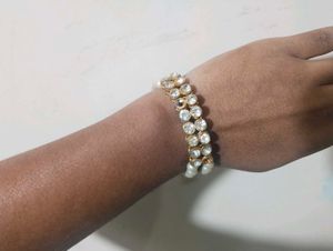 Bead and stone bracelet clearance sale