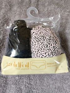 Goldfoil Bikini Panty Set