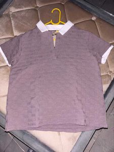 Casual Collared Top