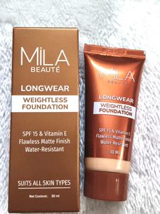 Mila Beaute Longwear Foundation 101 Classic IVORY