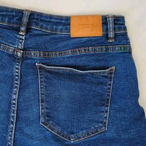 Zara High Waisted Denim Shorts LR-79