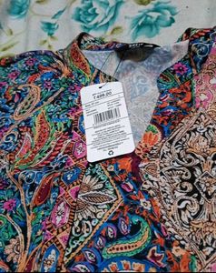 Boho Paisley Print onepiece dress