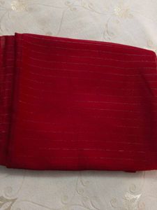 Elegant marun Striped Saree