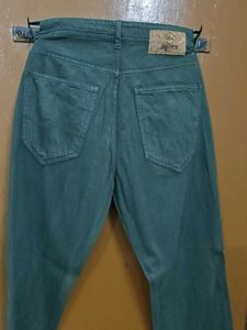 Green Denim Jeans