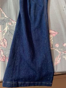 Dark Blue Flare Leg Jeans