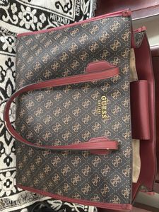 Guess Monogram Tote Bag
