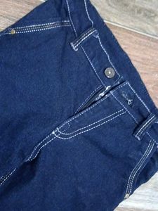 Classic Dark Wash Denim Jeans