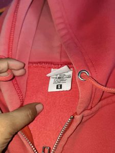 Red Zip-Up Hoodie