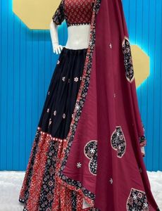 navratri ajrakh  Lehenga Choli Set