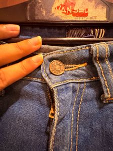 AND Blue Denim Flare Jeans