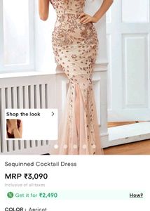 Sequin maxi Dress