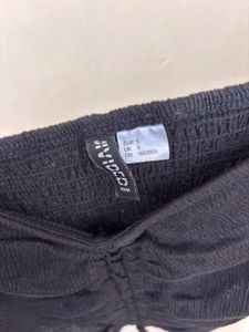 H&amp;M Black RUCHED Top