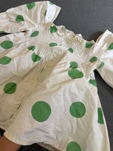 Green Polka Dot Pinteres Top