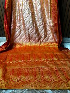 Elegant Golden Saree