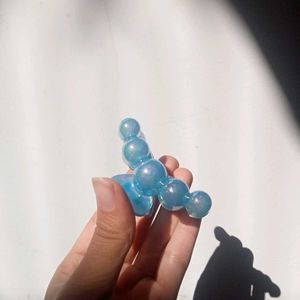 Iridescent Bubble Hair Claw Clip