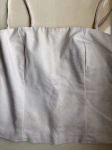 White Corset Cami Top
