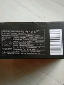 Zebronics Wired Gamepad Max Fury