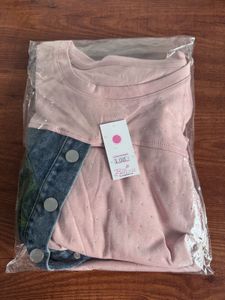 Chic Pink T-Shirt &amp; Skirt Set