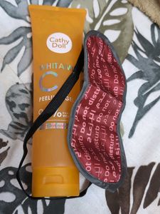 Cathy Doll Whitamin C Peeling Gel and eye mask fro