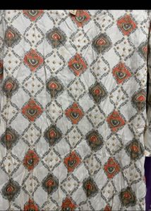 Elegant Printed Kurta with Dupatta Set