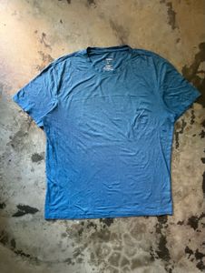 Blue Men's Crew Neck T-Shirt