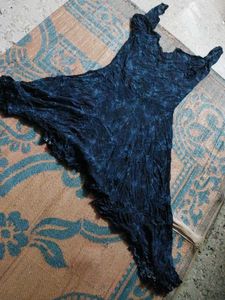 Royal Blue Asymmetrical Dress