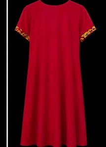 multicolored neckline pink kurta