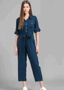 Stylish Blue Jumpsuit