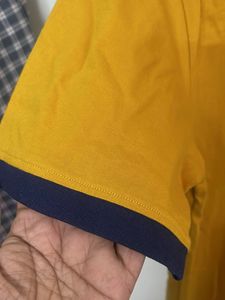 Men's Mustard Ringer T-Shirt