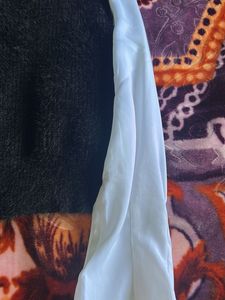 Fuzzy Black Sleeveless sweater