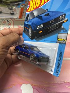 HOT WHEELS ALFA ROMEO GTV6 3.0 BLUE IMPORTED