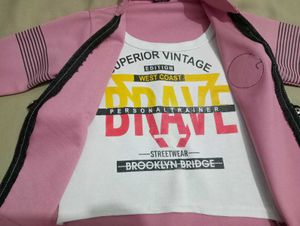 Baby Boys' Pink Outfit - Size Unknown