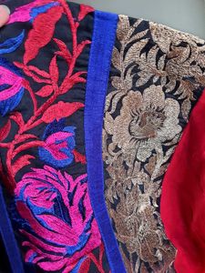 Elegant Red Embroidered Kurta