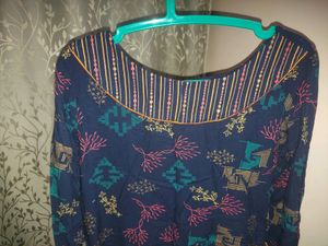 Dark Blue Kurti