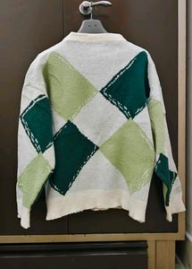 Argyle Pattern Sweater