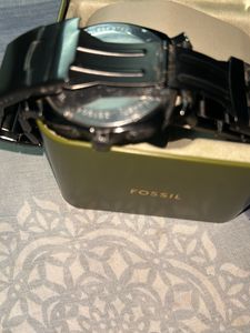 Fossil Black Chronograph Watch
