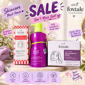 Foxtale Skincare Bundle😍Glow Kit